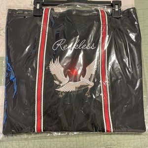 Young & Reckless Embroidered Tote Bag brand new